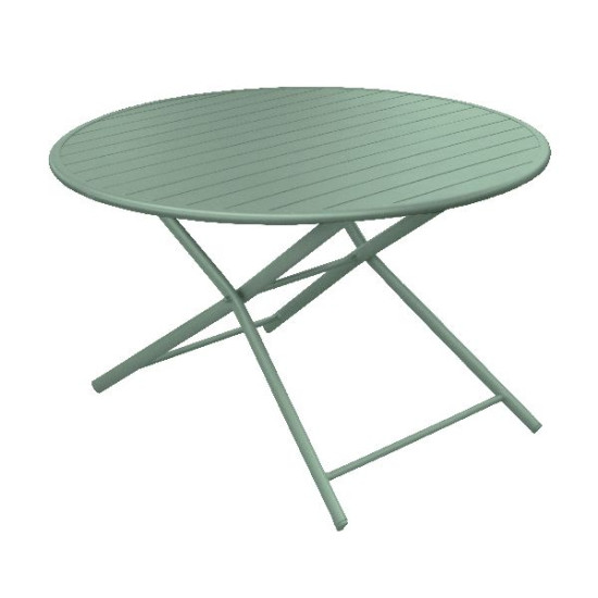 Guéridon globe ø 120 amande de Proloisirs - Océo - table et fauteuil et mobilier de jardin dans Table de jardin