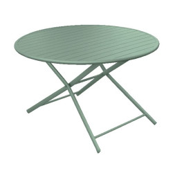 Guéridon globe ø 120 amande de Proloisirs - Océo - table et fauteuil et mobilier de jardin dans Table de jardin