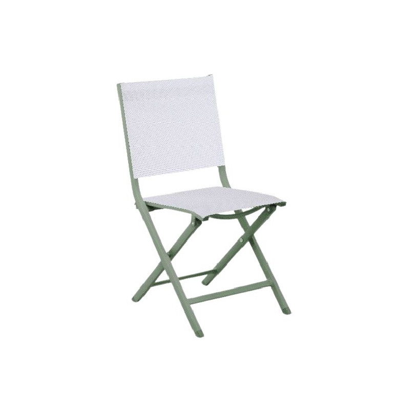Chaise Thema Amande/Chine Blanc de Proloisirs - Océo - table et fauteuil et mobilier de jardin dans 🪑 Chaise pour l'exterieur