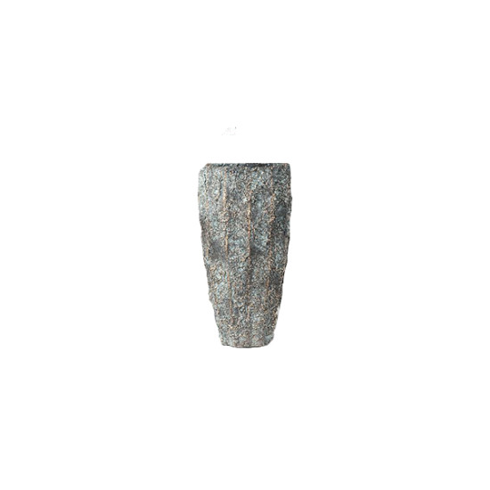 /Pot dxh 28x28x56cm fibercement ant vert lonicer de Jardinerie Bordeaux Libourne Gironde dans Cache-pot et pot déco