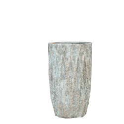 /Pot dxh 37x65cm fibreciment antique bleu erica de Jardinerie Bordeaux Libourne Gironde dans Cache-pot et pot déco