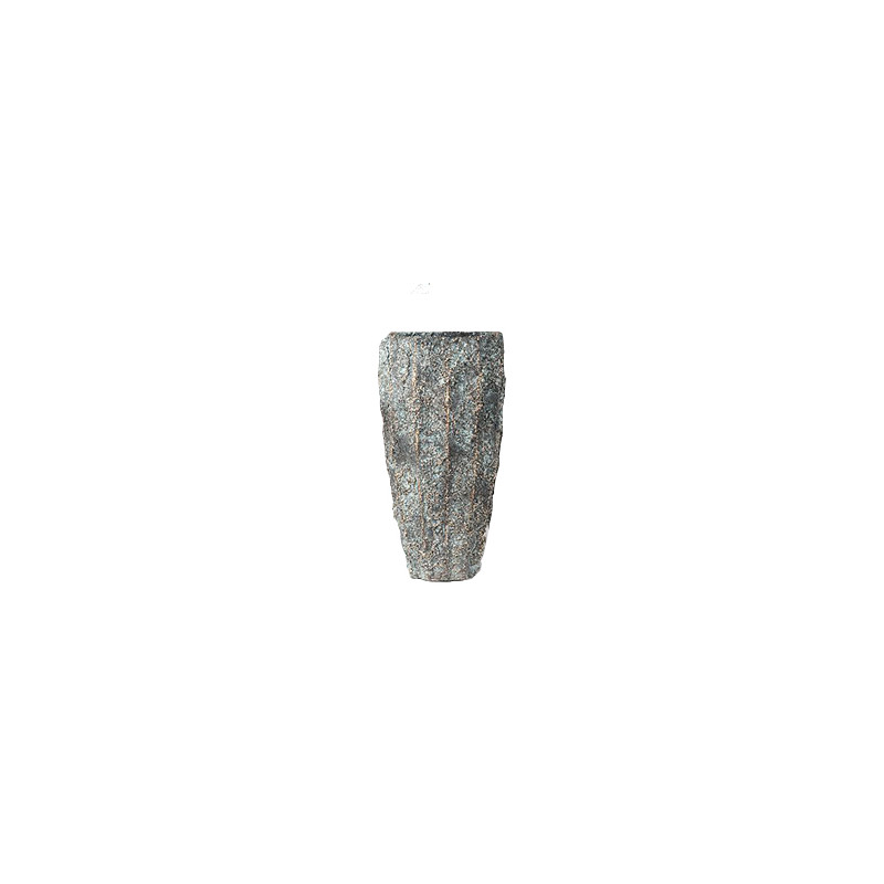 /Pot dxh 37x37x73cm fibercement ant vert lonicer de Jardinerie Bordeaux Libourne Gironde dans Cache-pot et pot déco