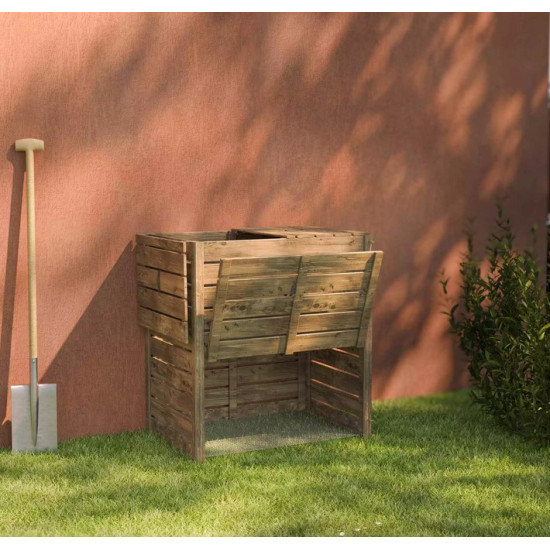 Composteur en bois converto 500l 918x624xh1012mm de Forest Style - produits en bois pour le jardin dans Composteur pour le ja...