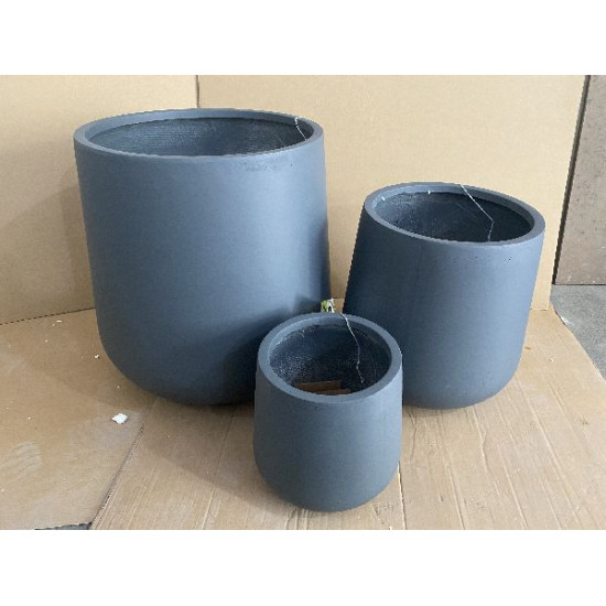 Pot bas venus anthracite terrafibre 45 de Jardinerie Bordeaux Libourne Gironde dans autre pots