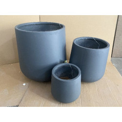 Pot bas venus anthracite terrafibre 45 de Jardinerie Bordeaux Libourne Gironde dans autre pots