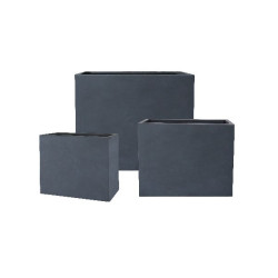 Jardiniere graphite anthracite terrafibre 70 de Jardinerie Bordeaux Libourne Gironde dans autre pots