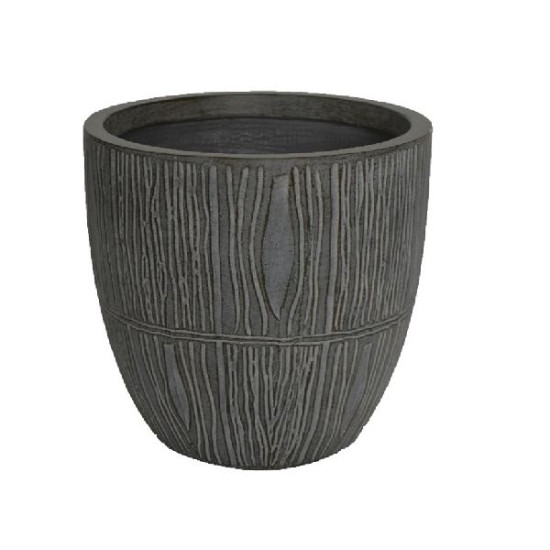 Pot oeuf bambou gris terrafibre 37.5 de Jardinerie Bordeaux Libourne Gironde dans autre pots