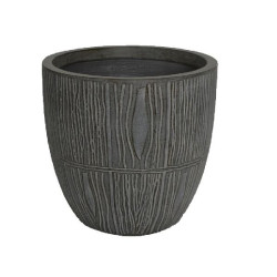 Pot oeuf bambou gris terrafibre 37.5 de Jardinerie Bordeaux Libourne Gironde dans autre pots
