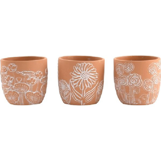 Cache-pot terracotta pour pot diametre 12 de Jardinerie Bordeaux Libourne Gironde dans Cache-pot et pot déco