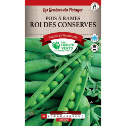 Pois Rame Roi Des Conserves 440g -graines de Les Doigts Verts - graines de Gironde à Bordeaux dans Graines de Pois