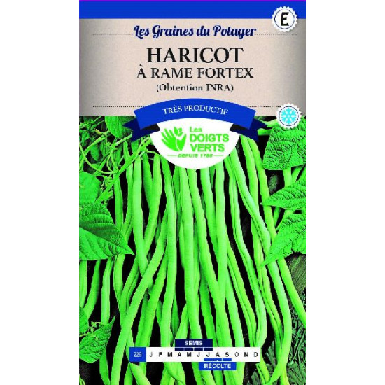 Haricot A Rame Fortex 100g -graines de Les Doigts Verts - graines de Gironde à Bordeaux dans Graines de Haricot