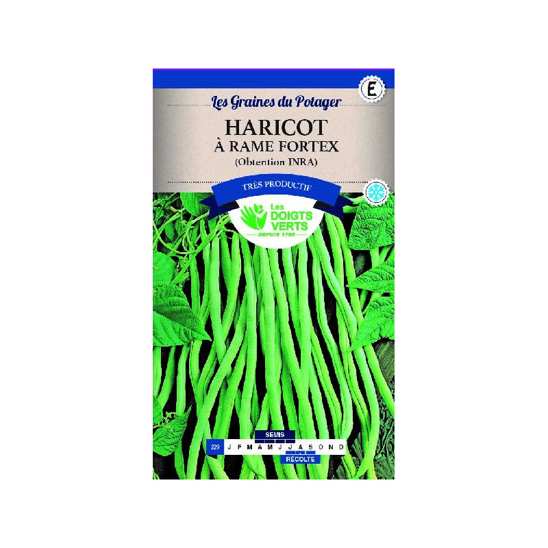 Haricot A Rame Fortex 100g -graines de Les Doigts Verts - graines de Gironde à Bordeaux dans Graines de Haricot