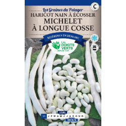 Haricot Nain Michelet Longues Cosses 440g -grain de Les Doigts Verts - graines de Gironde à Bordeaux dans Graines de Haricot