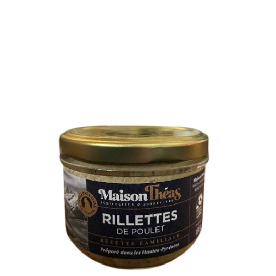 RILLETTES POULET NATURE 180G de Table des producteurs Libourne dans 🥔 Apéritifs à manger
