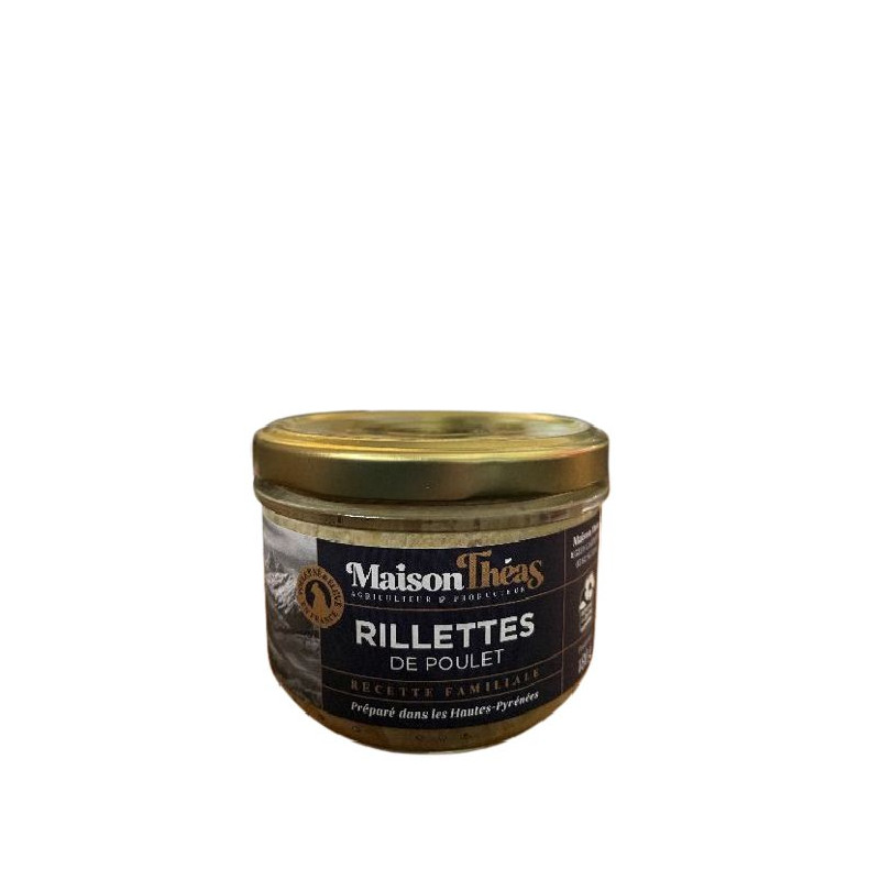 RILLETTES POULET NATURE 180G de Table des producteurs Libourne dans 🥔 Apéritifs à manger