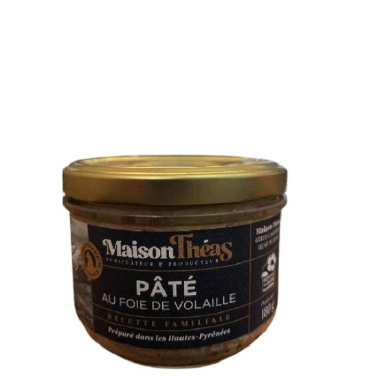 PATE FOIE VOLAILLE NATURE 180G de Table des producteurs Libourne dans 🥔 Apéritifs à manger