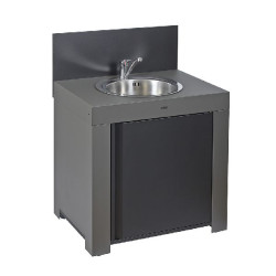 MODULO EVIER GRIS ENO - a monter de ENO - Plancha dans Meuble de plancha
