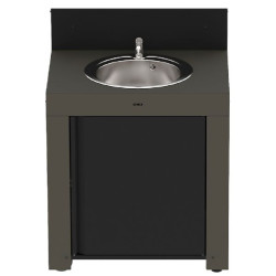 MODULO EVIER GRIS ENO - a monter de ENO - Plancha dans Meuble de plancha