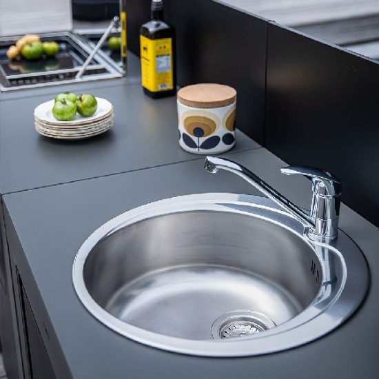 MODULO EVIER GRIS ENO - a monter de ENO - Plancha dans Meuble de plancha