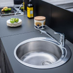 MODULO EVIER GRIS ENO - a monter de ENO - Plancha dans Meuble de plancha