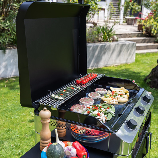 Plancha fusion 75 gris cargo de ENO - Plancha dans ♨️ Barbecues et Planchas