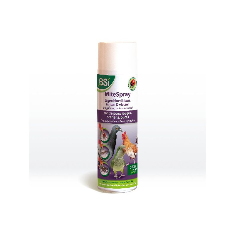 Biopet Mite-Spray Contre Poux Rouges Et Mites de BSI -Bio service international - traitement pour plantes dans Basse cour et ...