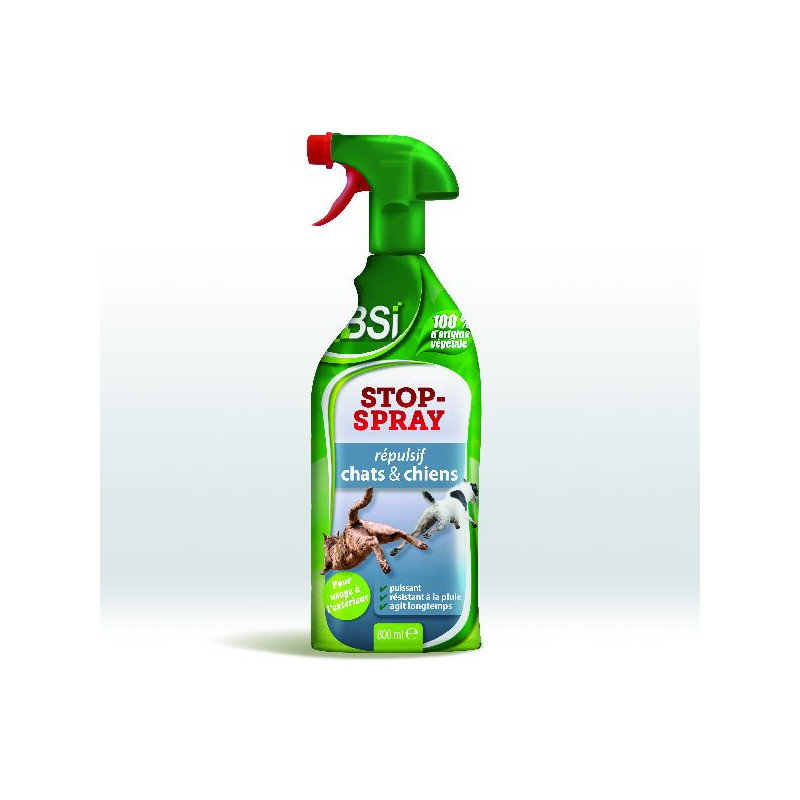 Répulsif Chats Et Chiens 800Ml de BSI -Bio service international - traitement pour plantes dans Répulsifs Chiens et chats