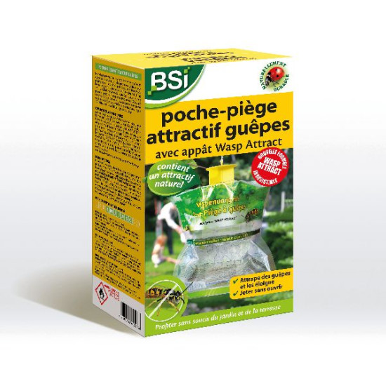 Poche-Piege A Guêpes Et Frelons de BSI -Bio service international - traitement pour plantes dans 🐝 Produits anti Guêpes et fr...