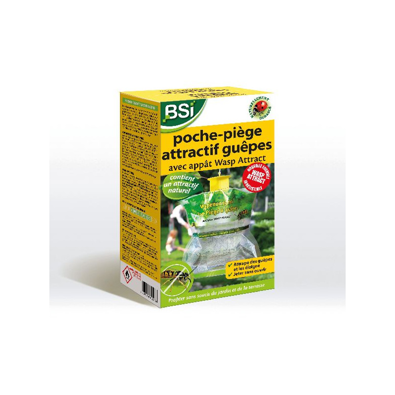 Poche-Piege A Guêpes Et Frelons de BSI -Bio service international - traitement pour plantes dans 🐝 Produits anti Guêpes et fr...