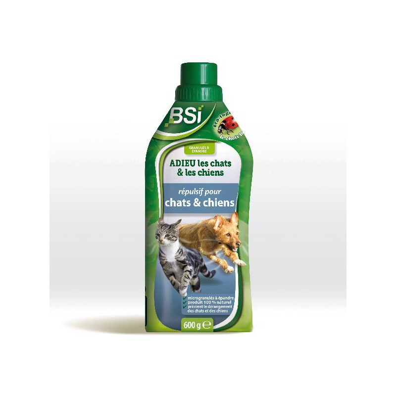 Adieu Les Chats Et Les Chiens Granulés Répulsifs de BSI -Bio service international - traitement pour plantes dans Répulsifs C...