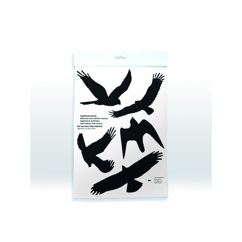 Silhouettes Anti-Collision Oiseaux de BSI -Bio service international - traitement pour plantes dans Accessoires jardin et cul...
