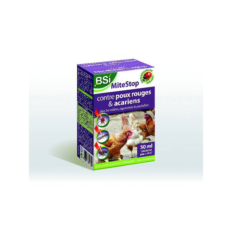 Mite-Stop Concentré  50 Ml  de BSI -Bio service international - traitement pour plantes dans Basse cour et poules