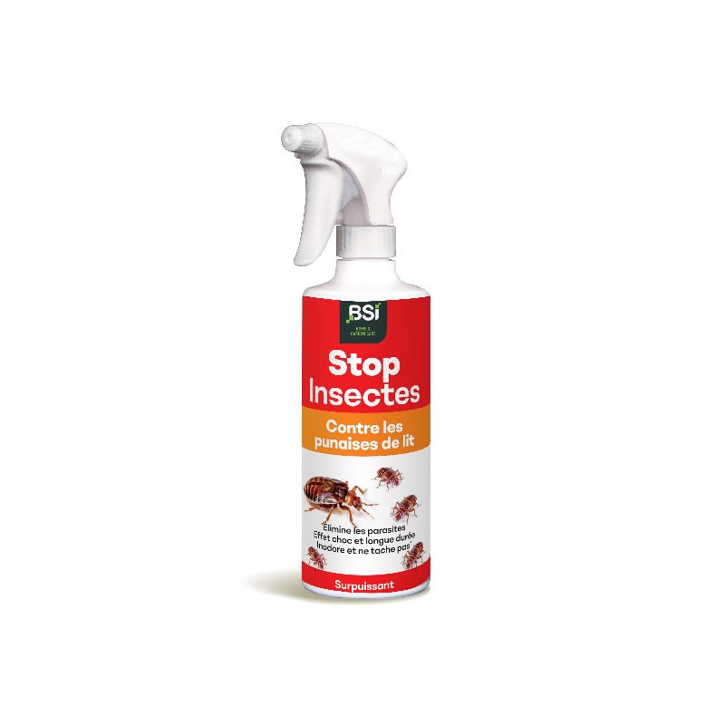 Stop Insectes Punaise Du Lit 500 Ml de BSI -Bio service international - traitement pour plantes dans 🪳 Produits punaises de lit