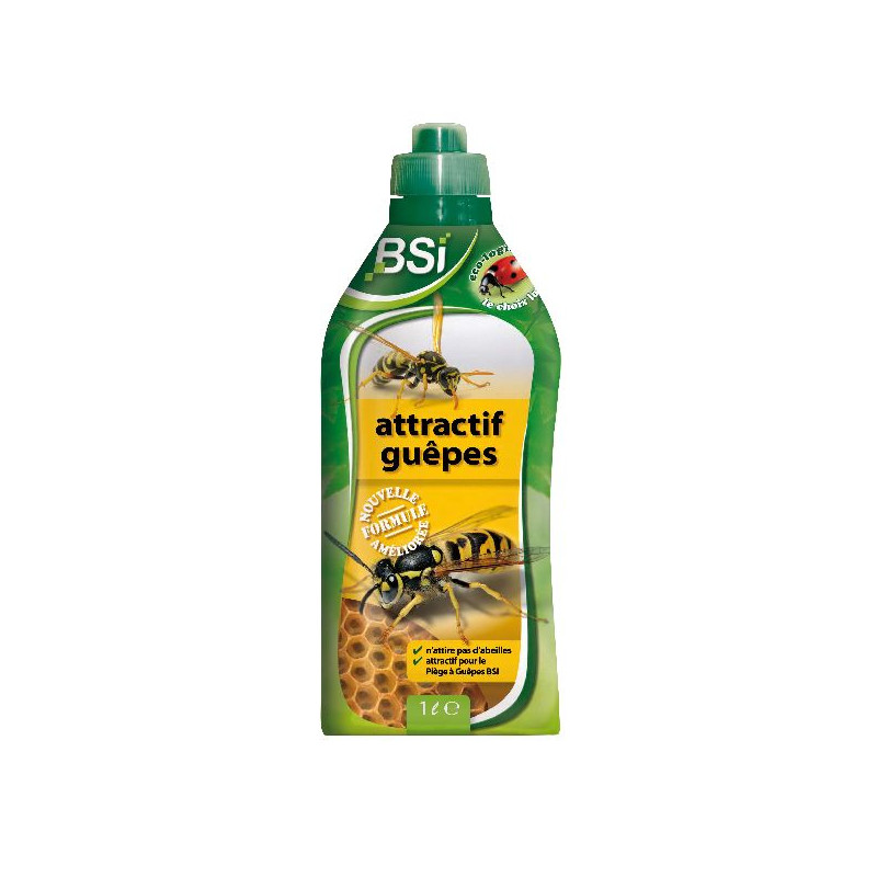 Attractif Guêpes 1 L de BSI -Bio service international - traitement pour plantes dans 🐝 Produits anti Guêpes et frelons