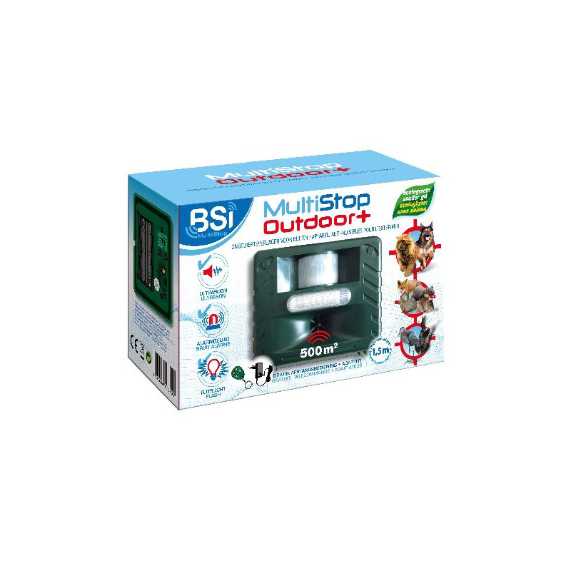Multistop Outdoor + Adaptateur de BSI -Bio service international - traitement pour plantes dans Répulsifs Chiens et chats