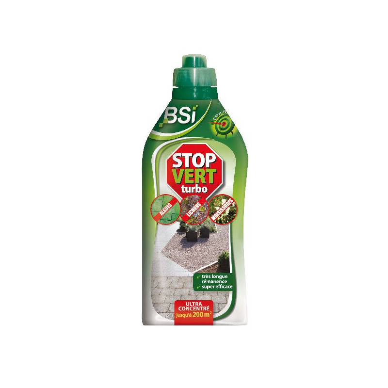 Stop Vert Turbo Concentre 1 L de BSI -Bio service international - traitement pour plantes dans Anti-mousse