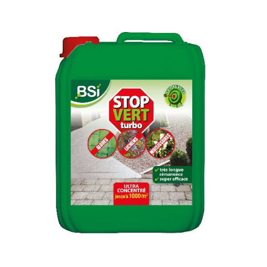 Stop Vert Turbo Concentre 5 L de BSI -Bio service international - traitement pour plantes dans Produits Nettoyants