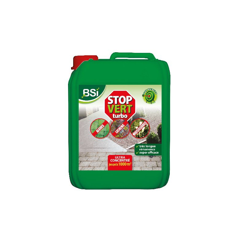 Stop Vert Turbo Concentre 5 L de BSI -Bio service international - traitement pour plantes dans Produits Nettoyants