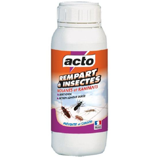 Liquide concentré rempart à insectes 500 ml de Acto dans 🕷🪰Produits anti Insectes volants et rampants