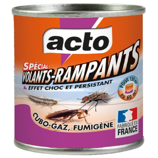 Fumigène cubo-gaz boîte fumigène 45 g de Acto dans 🪳 Produits punaises de lit