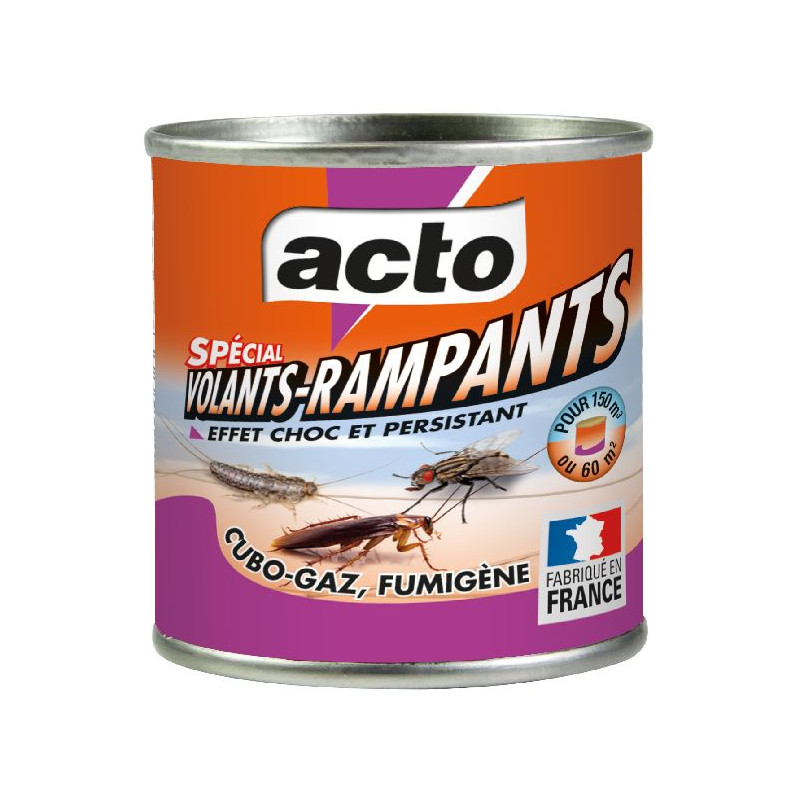 Fumigène cubo-gaz boîte fumigène 45 g de Acto dans 🪳 Produits punaises de lit