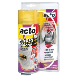 Kit toitures et combles guêpes - frelons 300 ml de Acto dans 🐝 Produits anti Guêpes et frelons