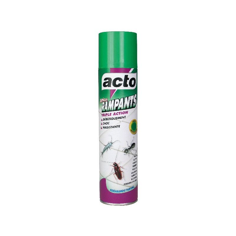 Aérosol rampants aérosol 400 ml de Acto dans 🕷🪰Produits anti Insectes volants et rampants