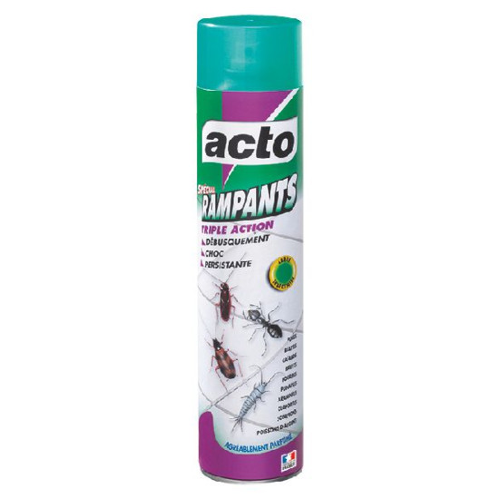 Aérosol rampants - grand modèle aérosol 600 ml de Acto dans 🕷🪰Produits anti Insectes volants et rampants
