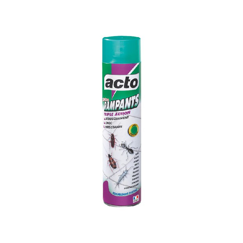 Aérosol rampants - grand modèle aérosol 600 ml de Acto dans 🕷🪰Produits anti Insectes volants et rampants