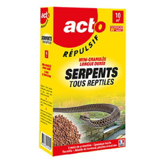Répulsif mini-granulés serpents étui 400 g de Acto dans Autre Traitement