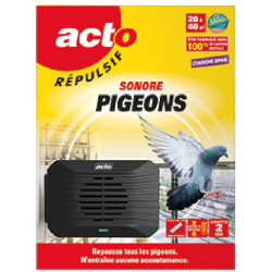 Repulsif portatif sonore pigeons oiseaux etanche de Acto dans Répulsifs Chiens et chats