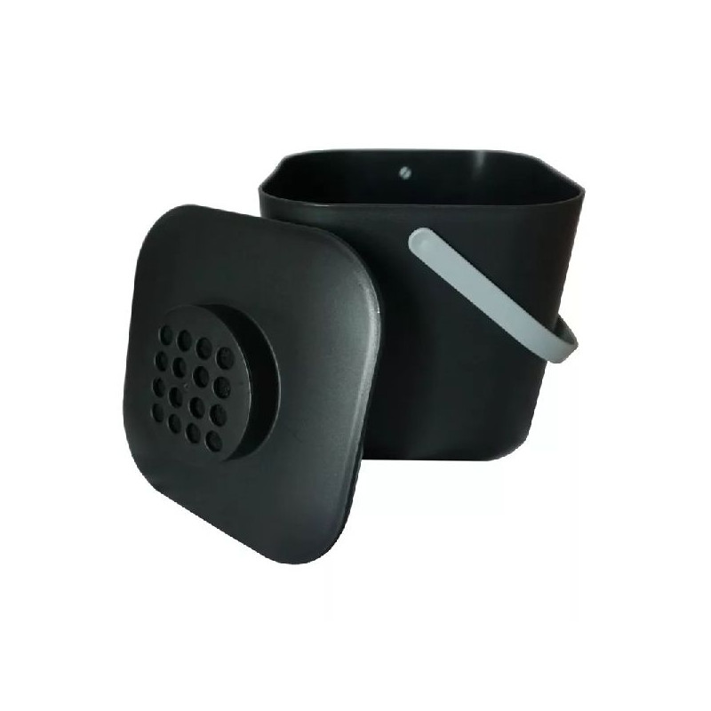 Seau à compost 5l gris de Mv Industrie -Equipement jardin dans Composteur pour le jardin