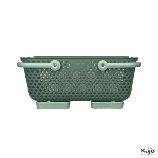 Panier kajo 15l vert olive / vert amande de Mv Industrie -Equipement jardin dans Paniers pour le jardin