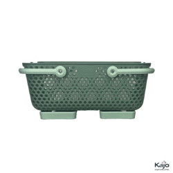 Panier kajo 15l vert olive / vert amande de Mv Industrie -Equipement jardin dans Paniers pour le jardin
